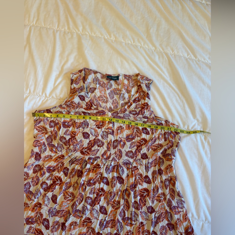 Modcloth Leaf Print Blouse - Picture 5 of 10